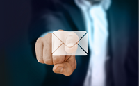 stock image of mail